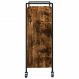 Kitchen Trolley Smoked Oak 70x30x82 cm Engineered Wood 842318
