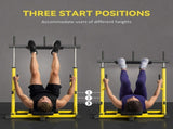Vertical Leg Press Machine with Adjustable Leg, Back and Head Positions, 1" Standard Plate T3398P425069