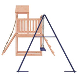 Outdoor Playset Natural Wood, Blue 3155871