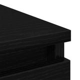 Sideboard Black Oak 37.5x35x76 cm Engineered Wood 861725