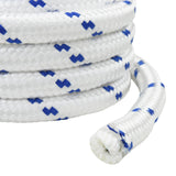 Boat Rope 25 m 4 White and Blue PP 42029551