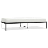 Metal Bed Frame without Mattress Black 90x190cm 350838