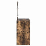 Dressing Table Smoked Oak 78.5 x 41 x 135 cm Engineered Wood 865032