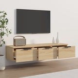 Wall Cabinet Sonoma Oak 102x30x20 cm Engineered Wood 811406