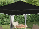Pop-up Party Tent 195 x 195 x 245 cm Black Oxford Fabric 42019722