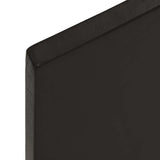 Basin Shelf Wall Mounted Steel and Solid Wood Oak 3302576