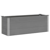 Garden Raised Bed WPC 150x50x54 cm Grey 43607