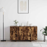 Sideboard Smoked Oak 135 x 41 x 75 cm Engineered Wood 3333890