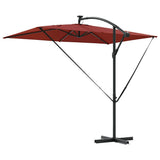 Umbrella Terracotta 294 x 200 x 270 cm Polyester and Aluminium 42003398
