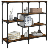 Console Table Smoked Oak 103x32x95 cm Engineered Wood 833952