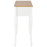 Dressing Console Table with 3 Drawers White 280044