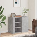 Wall Cabinet Concrete Grey 75x35x60 cm Engineered Wood 848426