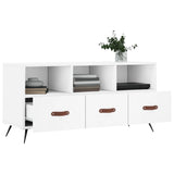 TV Cabinet White 102x36x50 cm Engineered Wood 829004