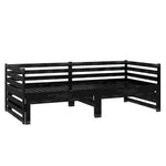 ZNTS Pull-out Day Bed without Mattress Black 2xcm 806969