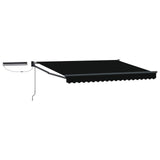 Electric Retractable Awning Black and Anthracite 3 x 2.5 m 3420113