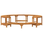Round Hot Tub Enclosure Surround Brown Ø255 cm 3334766