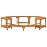 Round Hot Tub Enclosure Surround Brown Ø255 cm 3334766
