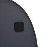 Wall Mirror Black 80x50 cm 348226