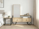 Dressing Table Sonoma Oak 100 x 36.5 x 136 cm Engineered Wood 8007684