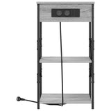 Bedside Cabinet Grey Sonoma 41 x 31 x 76 cm Engineered Wood 859531