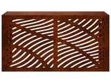 Air Conditioner Cover Rusty 100 x 50 x 70 cm Weathering Steel 8014107