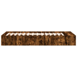 Bed Frame without Mattress Smoked Oak 90x200 cm 3280612