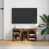TV Cabinet Smoked Oak 80 x 35 x 40 cm Engineered Wood 891279