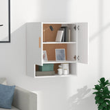 Wall Cabinet White 60x31x70 cm Engineered Wood 812870