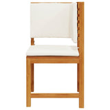Garden Chair Brown 50 x 50 x 91cm Solid Acacia wood 4107158