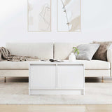 Coffee Table with Drawers White 70.5x70x40 cm 3328408