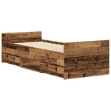 Bed Frame Old wood Engineered wood, solid pinewood, plywood Single 3328803