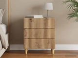 Bedside Cabinet Artisan Oak 43 x 41 x 66.5 cm Engineered Wood 894564