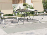 Indoor and Outdoor Rug PALMERAS Green 80 x 200 cm Polyester 42022597
