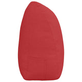 Back Pillow Red 200 x 24 x 50 cm Fabric 42014598