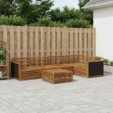 Outdoor Sofa Set 6 pcs Natural 79 x 79 x 37 cm 3383372