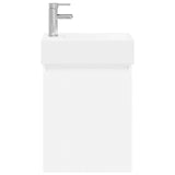 Bathroom Vanity Unit with Tap White 45.5 x 22.5 x 84 cm 889441