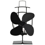 Heat Powered Stove Fan 4 Blades Black 51237