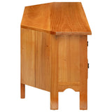TV Cabinet Natural 100 x 40.5 x 46 cm Solid Mahogany Wood 42009935