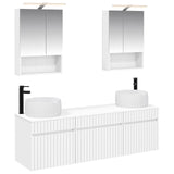 Bathroom Cabinet Set 5 pcs White 50 x 14.5 x 70 cm 3406639