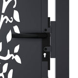 Garden Gate Anthracite 100x100 cm Steel Tree Design 153155