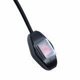 Manual Retractable Awning with LED 300x250 cm Blue and White 3055220