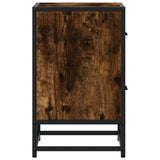 Bedside Cabinets 2 pcs Smoked Oak 40x31x50 cm Engineered Wood 848679
