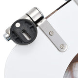 143924 WC Toilet Seat with Soft Close Lid MDF Muschel Design