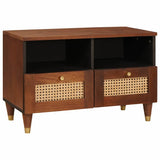 TV Cabinet with Drawer Brown 70 x 33.5 x 46 cm Solid Mango Wood 4018881