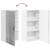 Wall Cabinet LUCCA Grey Sonoma 50 x 31 x 100 cm Engineered Wood 885131