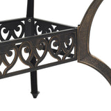 Garden Table Bronze 150x90x72 cm Cast Aluminium 4002803