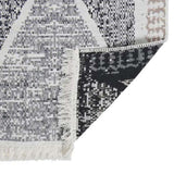 Rug Black and Grey 120x180 cm Cotton 340090