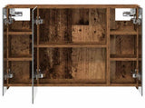 Bathroom Mirror Cabinet Old Wood 60 x 14.5 x 50 cm 889077