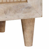 Bedside Cabinet 2 pcs Beige 40 x 33 x 46 cm Solid Acacia wood 4018123