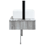 Wall-Mounted Wash Basin Grey Sonoma 53 x 35 x 39 cm 890214